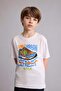 100% Cotton New Regular Fit Crew Neck Printed Short Sleeve T-Shirt Boys H4327A826Hs - 3