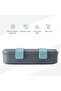 Steel Core Bento Stainless Steel Lunch Box – 839ml, 2 Compartment-Graphite - 6