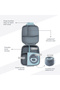 Mega Flex Bento Lunch Box 1864ml w/ Lunch Bag & Bottle – Leakproof Set Graphite - 7