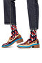 جوارب Happy Socks للرجال من القطن المزخرف باللون الأزرق الداكن P000040 - 2