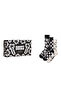 مجموعة جوارب قطنية منقوشة باللون الأسود للرجال من Happy Socks مكونة من 3 قطع P002654