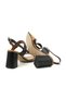 Women's / Girls' Sandals 4D5214DP Donna Serena VIT.SETA MARE P Legno+Nero - 5