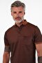 Men's Polo Collar Short Sleeve Pocket T-Shirt Tile - 2