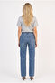 Women's D91 Low Waist Wide Leg Jeans Dark Blue - 2