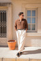Livaro Brown 100% Cotton Men's Shirt - 4