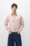 Long Sleeve Pocketed Boxyfit Shirt Beige - 3