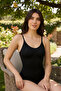 Lightblack Postpartum Recovery Bodysuit Corset with Straps and Snap Fasteners |   Seamless Body Shapewear - 3