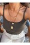 Steel Necklace Set - Sun and Moon Detail Steel Necklace Set