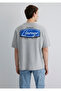 Garage Printed Gray T-Shirt Relaxed Fit / Relaxed Cut 0612605-80196 - 4