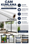 Glass Sandblasting Foil Frosted Glass Film Office -Home-Kitchen Window-Glass Balcony Shower Cabin 90Cmx6M