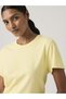 Women's Favorite Cotton Yellow T-Shirt - 008C4-0000 - 6
