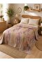 Natural Pique Printed Battal 220X230Cm Urla Beige
