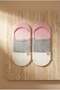 Women's Rabbit Printed 3-Piece Invisible Ballerina Socks Multicolor - 4