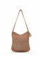 Women's Cream Hand Knitted Shoulder Bag - 6