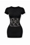 Women's Lace Detailed Bodycon Mini Dress - 2