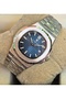 Dark Navy Blue Automatic Steel Men's Wristwatch - 5