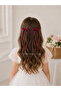 Burgundy Satin Bow 2-Piece Clip-On Buckle
