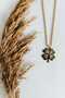 316L Steel Gold Color Twisted Chain Lucky Clover Necklace 65cm - 3