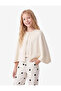Loose Fit Crew Neck Viscose Blended Knitwear Poncho Cape