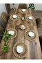 6 Pieces 33x33 Jute, Ameriken Serving, Tablecloth, Supla Gift, with Dowerpot Gritirikot - 4