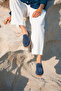 Rose Blue Genuine Leather Suede Loafer - 4
