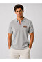 Men's Waffle Polo T-Shirt with Zipper