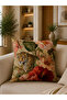 Leopard Patterned 4 Cushion Covers (43X43 cm) and 1 Runner (40X140 cm) Decorative Living Room Set - 3