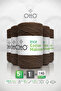Thin Cotton Macrame Yarn • Brown • 5-Pack × 200 Gr / 170 m • 2 mm • Cotton Cord • Macrame, Bags, Accessories