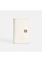 Women's White Leather Wallet - 2