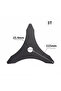 Universal 10' X 3T Brush Cutter Blade - 3-Tooth Replacement for Most Straight Shaft Trimmers, Law... - 4