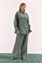 Linen Suit Green - 6