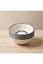 Leaf Patterned 14 cm 4-Piece Soup and Salad Bowl Set 6312 - 2