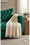 Summer 170X230Cm Fringed Tasseled Cotton Sofa Throw, Shawl - Multi-Purpose Sofa Bed Cover, Picnic Blanket, Tv Blanket Light Cream - 6