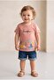 Comfortable Boys T-Shirt in Peach
