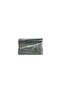 Gray 3 Size Oval Bamboo Edge Organizer Basket with Wooden Base - with Cloth 12X21-16X25-20X30Cm (5263) - 3