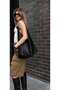 Women's Large Size Casual Shoulder and Handbag University Bag Black Suitable for Laptop and Books (Width 47 cm Height 63 cm)