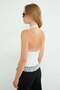 Lace Halter Neck Blouse - 8