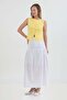 Buttoned Pocketed T-Shirt Skirt