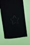 Star Embroidered Palazzo Girls' Trousers - 5