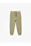 Cotton Elastic Waist Basic Jogger Sweatpants - 3