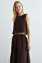 Muslin 2-Piece Set with Elastic Waist and Tasseled Skirt - 8