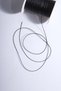 0.6 mm 50 Meters Polyester Rosary Cord Black Color Polyester Cord - 5
