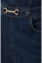 İndigo Aksesuarlı Denim Tulum - 7