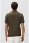 Haki Polo Yaka Basic Triko Kazak - 5