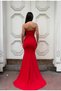 Fish Cut, Long-Sleeved Model. Glamorous Crystal Embellishment on V-Neck and Shoulders Evening Dress 583331 Kirm - 2