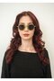 Unisex Round Sunglasses Green Frame Smoked Glass Uv Protection Orion C1 - 2