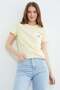 Floral Embroidered Crew Neck T-Shirt - 4