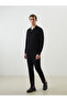 Southblue Men's Black Standard Fit Trousers