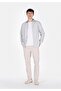 Slim Fit Mid Waist Long Leg Men's Beige Trousers - 3