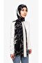 Chain Patterned Shawl - Black - 3